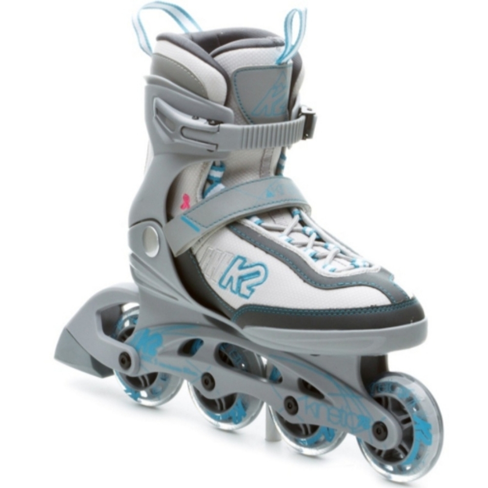 K2 Inline women's Skates size 10 Pink Cancer 🎀